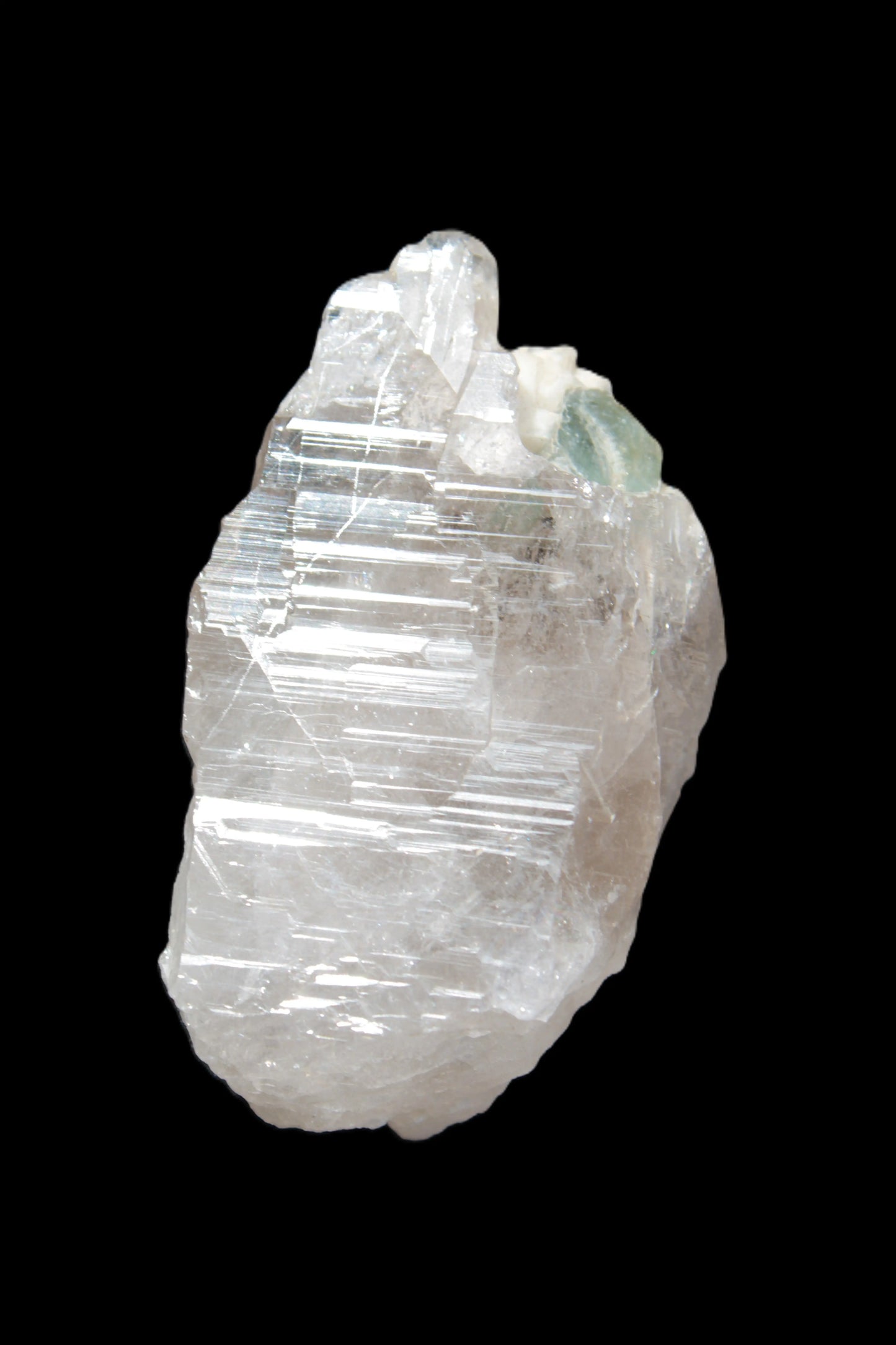 Lemurian etched elestial Smoky Quartz with Aquamarine & Feldspar 432.8ct 86.5g Rocks and Things Store