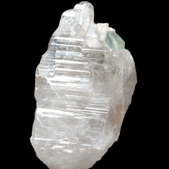 Lemurian etched elestial Smoky Quartz with Aquamarine & Feldspar 432.8ct 86.5g Rocks and Things Store