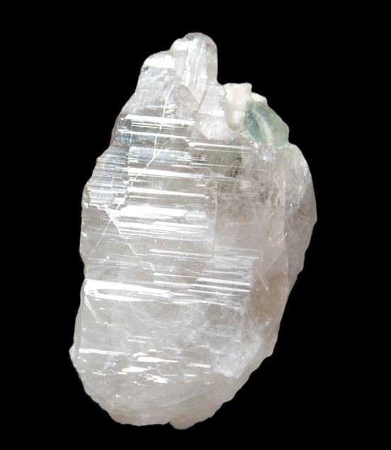 Lemurian etched elestial Smoky Quartz with Aquamarine & Feldspar 432.8ct 86.5g Rocks and Things Store