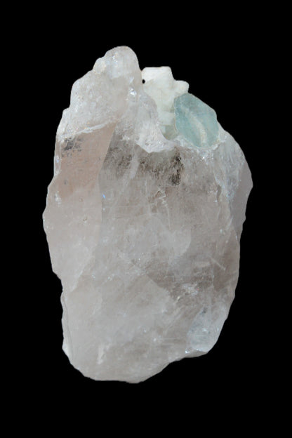 Lemurian etched elestial Smoky Quartz with Aquamarine & Feldspar 432.8ct 86.5g Rocks and Things Store