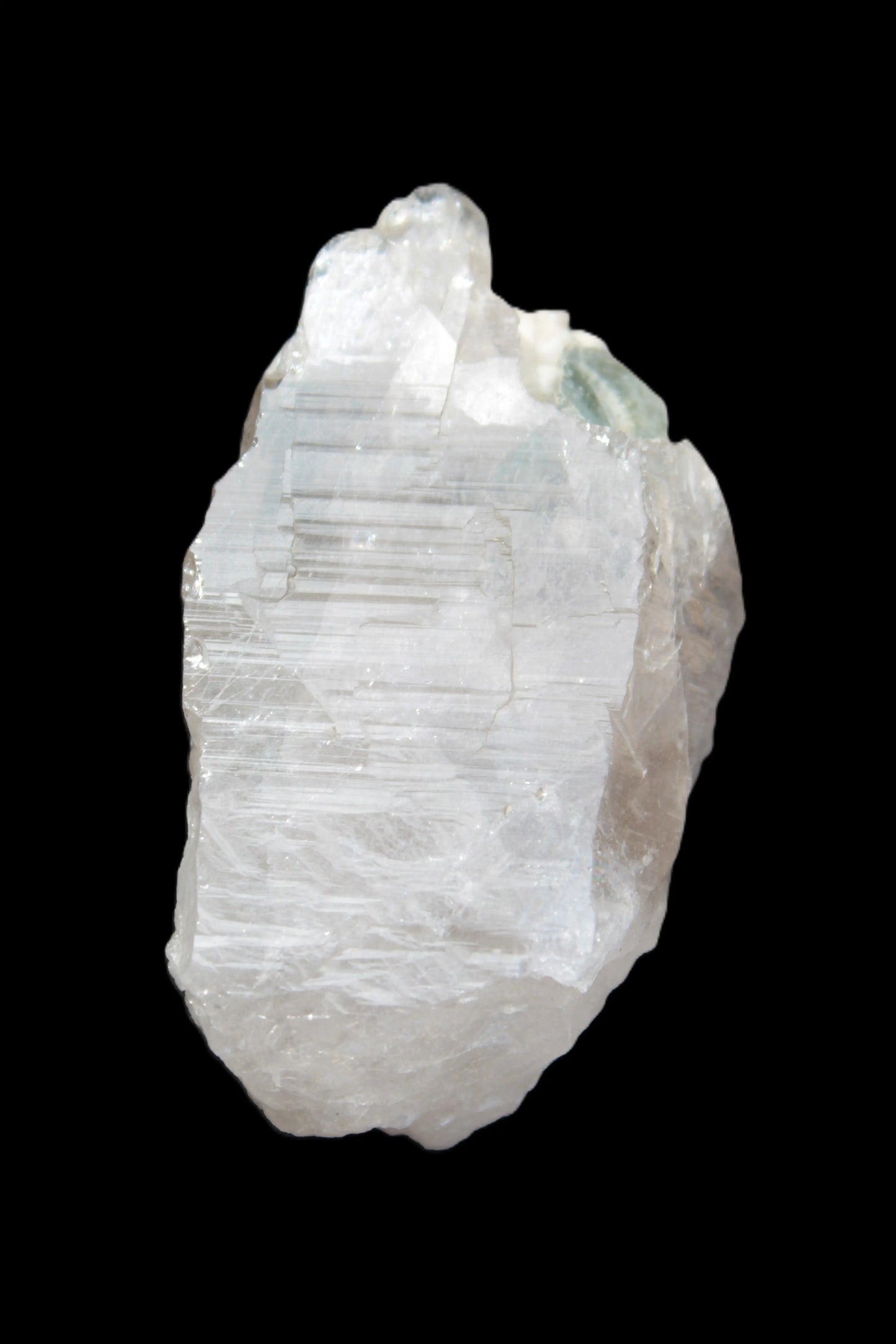 Lemurian etched elestial Smoky Quartz with Aquamarine & Feldspar 432.8ct 86.5g Rocks and Things Store