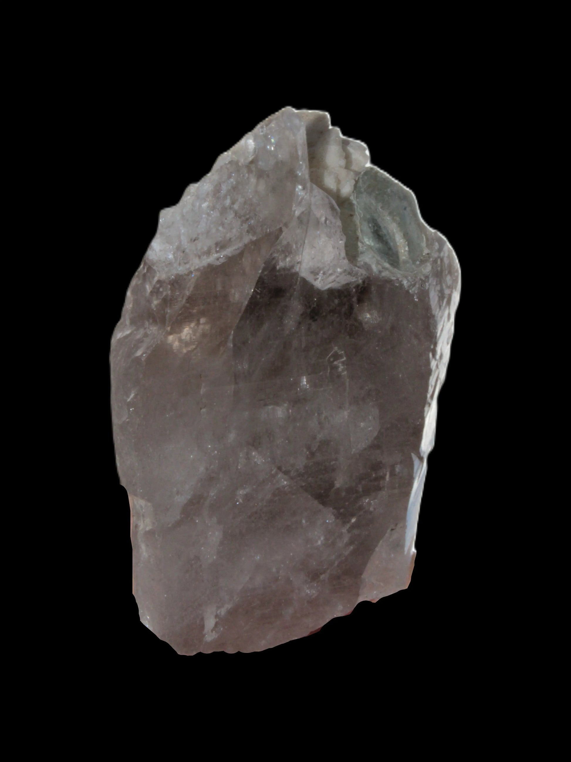 Lemurian etched elestial Smoky Quartz with Aquamarine & Feldspar 432.8ct 86.5g Rocks and Things Store