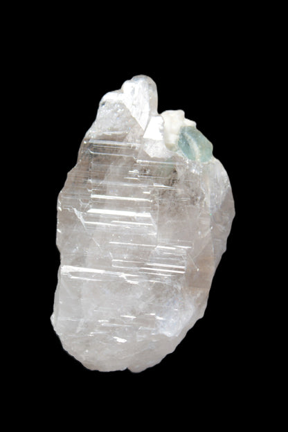 Lemurian etched elestial Smoky Quartz with Aquamarine & Feldspar 432.8ct 86.5g Rocks and Things Store