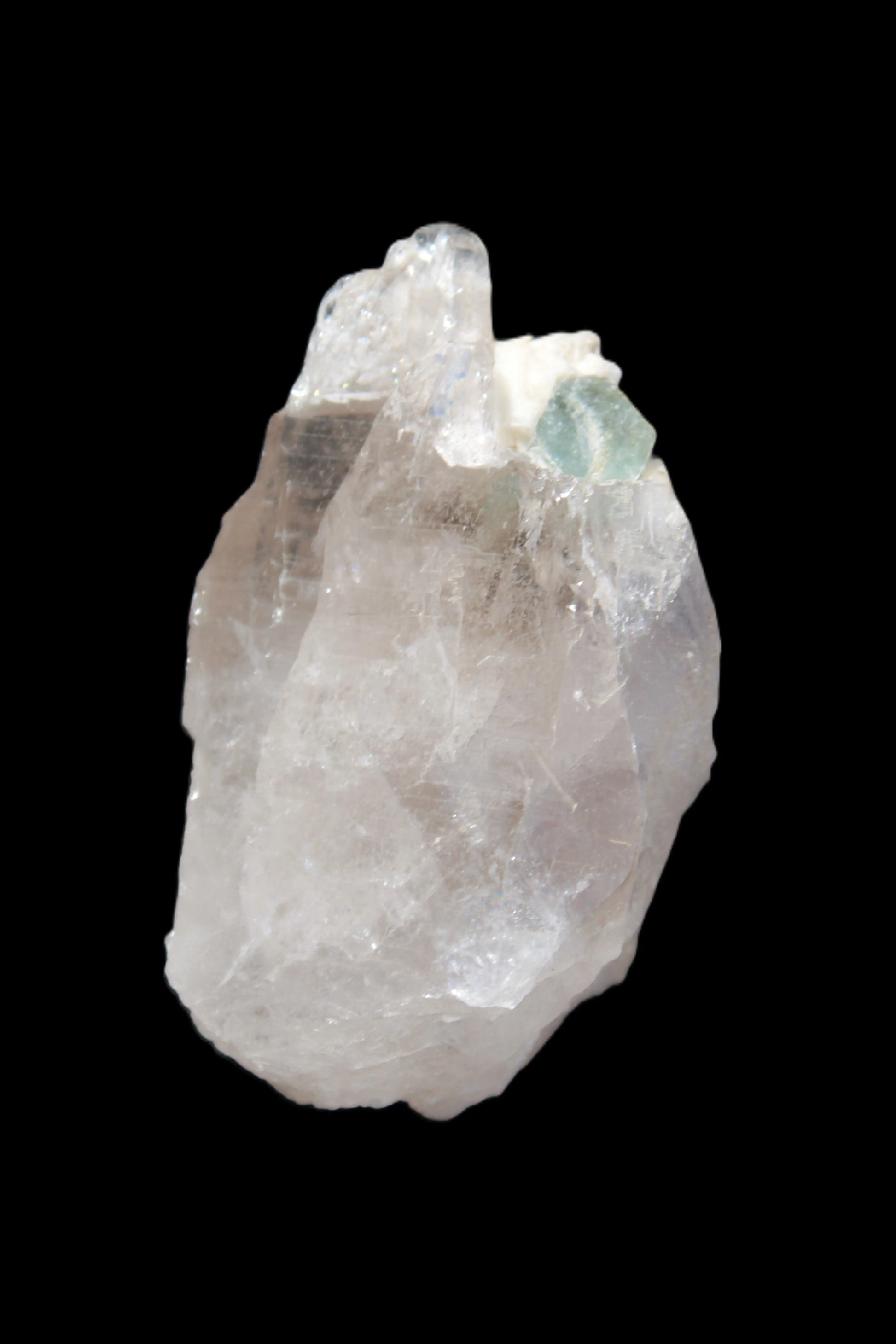 Lemurian etched elestial Smoky Quartz with Aquamarine & Feldspar 432.8ct 86.5g Rocks and Things Store