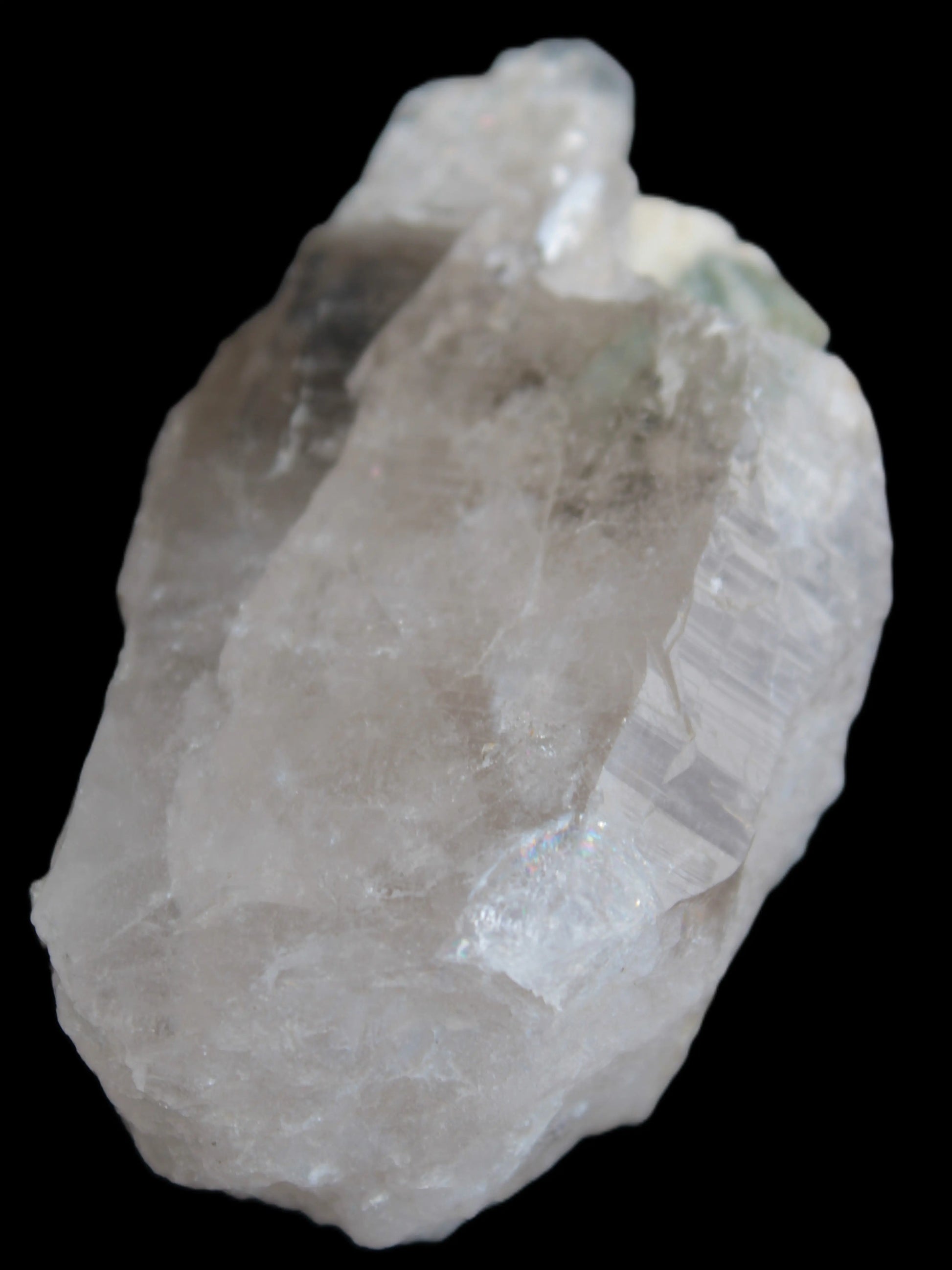 Lemurian etched elestial Smoky Quartz with Aquamarine & Feldspar 432.8ct 86.5g Rocks and Things Store