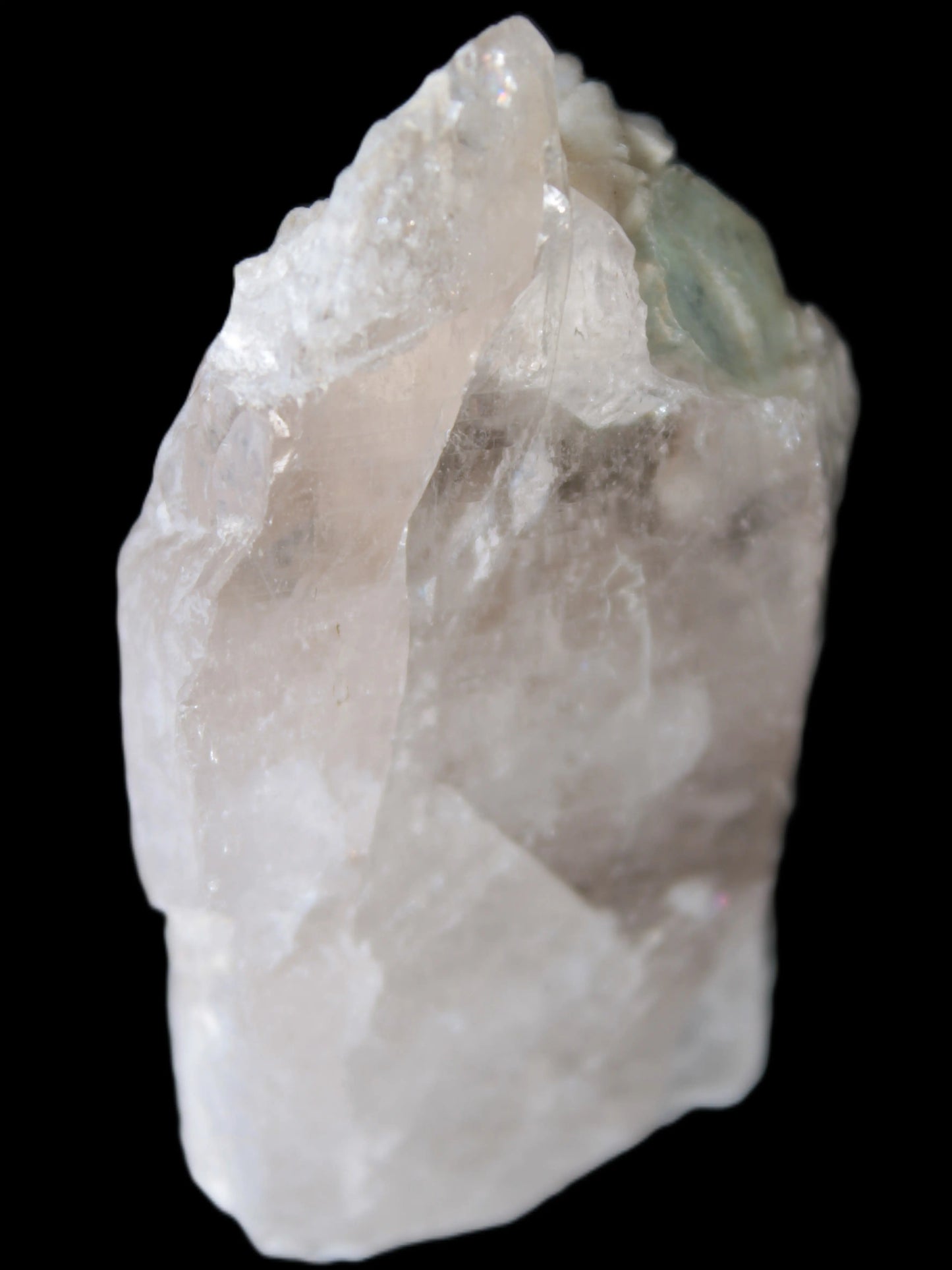 Lemurian etched elestial Smoky Quartz with Aquamarine & Feldspar 432.8ct 86.5g Rocks and Things Store