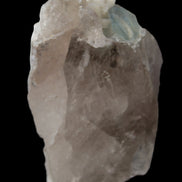 Lemurian etched elestial Smoky Quartz with Aquamarine & Feldspar 432.8ct 86.5g Rocks and Things Store