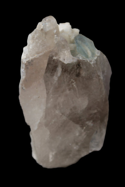 Lemurian etched elestial Smoky Quartz with Aquamarine & Feldspar 432.8ct 86.5g Rocks and Things Store