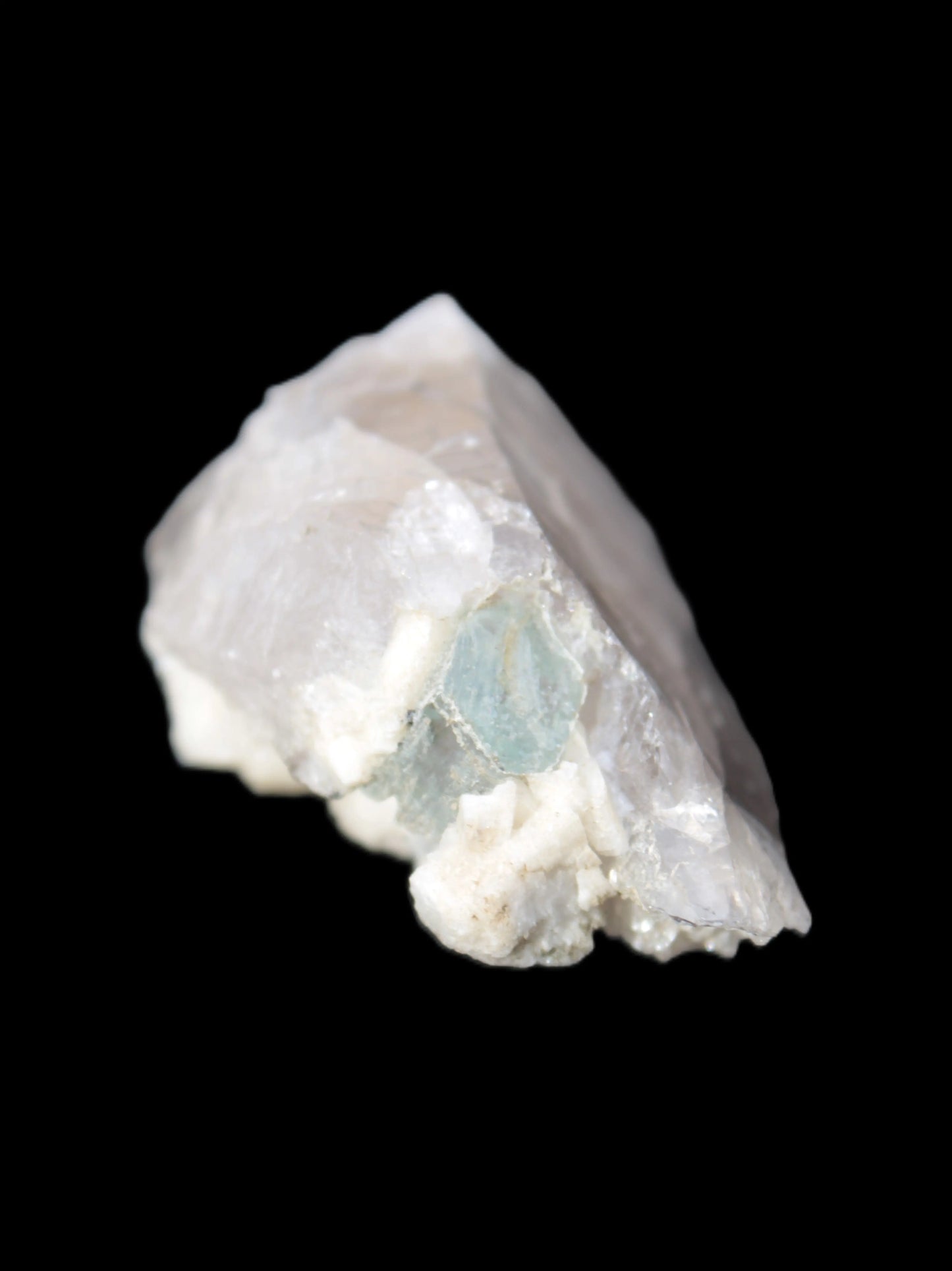 Lemurian etched elestial Smoky Quartz with Aquamarine & Feldspar 432.8ct 86.5g Rocks and Things Store