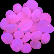 Mangano Calcite UV bright-pink-reactive tumbled stone 4-6g Rocks and Things