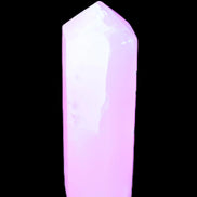 Mangano Calcite UV-reactive obelisk 92mm 157g Rocks and Things