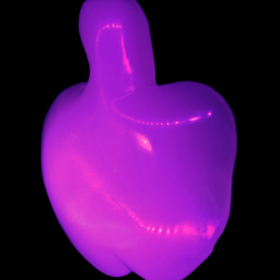 Mangano Calcite hand-carved apple 65g Rocks and Things