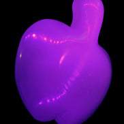 Mangano Calcite hand-carved apple 65g Rocks and Things