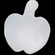 Mangano Calcite hand-carved apple 65g Rocks and Things