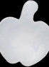 Mangano Calcite hand-carved apple 65g in sunlight - Rocks and Things Store
