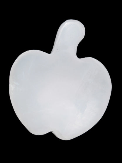 Mangano Calcite hand-carved apple 65g Rocks and Things