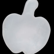 Mangano Calcite hand-carved apple 65g Rocks and Things