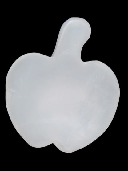 Mangano Calcite hand-carved apple 65g Rocks and Things