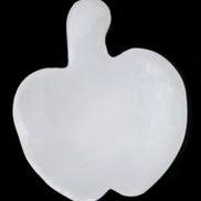 Mangano Calcite hand-carved apple 65g Rocks and Things