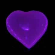 Mangano Calcite hand-carved heart 20-29g Rocks and Things Store