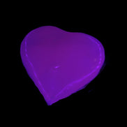 Mangano Calcite hand-carved heart 20-29g Rocks and Things Store