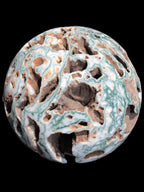 Moss Agate drusy geode sphere 1958g - Rocks and Things Store
