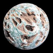 Moss Agate drusy geode sphere 1958g - Rocks and Things Store