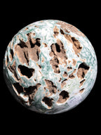 Moss Agate drusy geode sphere 1958g - Rocks and Things Store