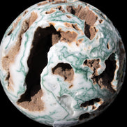 Moss Agate drusy geode sphere 1958g Rocks and Things