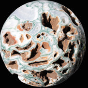 Moss Agate drusy geode sphere 1958g Rocks and Things