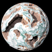 Moss Agate drusy geode sphere 1958g Rocks and Things