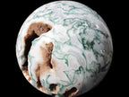 Moss Agate drusy geode sphere 1958g Rocks and Things