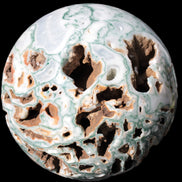 Moss Agate drusy geode sphere 1958g Rocks and Things