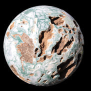 Moss Agate drusy geode sphere 1958g Rocks and Things