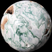 Moss Agate drusy geode sphere 1958g Rocks and Things
