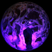 Moss Agate drusy geode sphere 1958g Rocks and Things