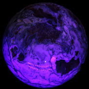 Moss Agate drusy geode sphere 1958g Rocks and Things