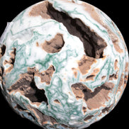 Moss Agate drusy geode sphere 1958g - Rocks and Things Store
