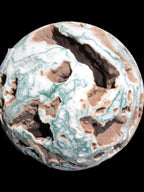 Moss Agate drusy geode sphere 1958g - Rocks and Things Store
