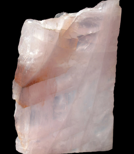 Natural Rose Quartz crystal slice 182*115*20mm 915g Rocks and Things Store