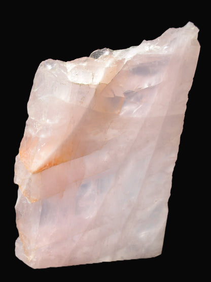 Natural Rose Quartz crystal slice 182*115*20mm 915g Rocks and Things Store