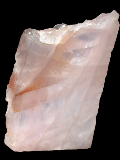 Natural Rose Quartz crystal slice 182*115*20mm 915g Rocks and Things Store