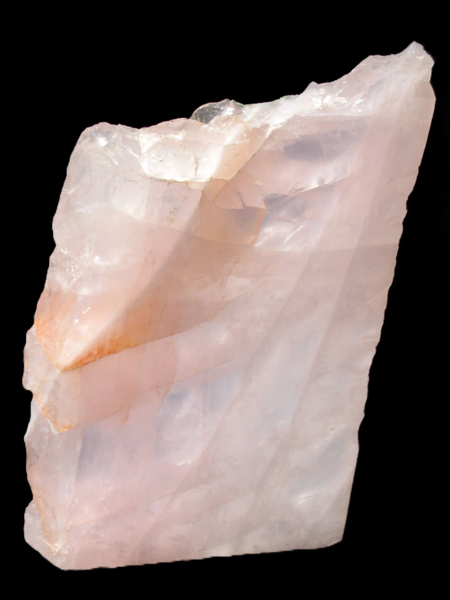 Natural Rose Quartz crystal slice 182*115*20mm 915g Rocks and Things Store