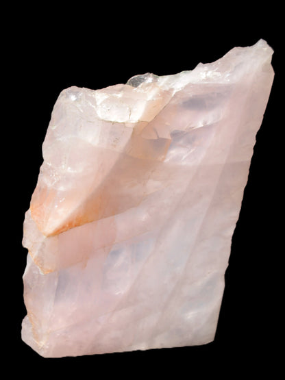 Natural Rose Quartz crystal slice 182*115*20mm 915g Rocks and Things Store