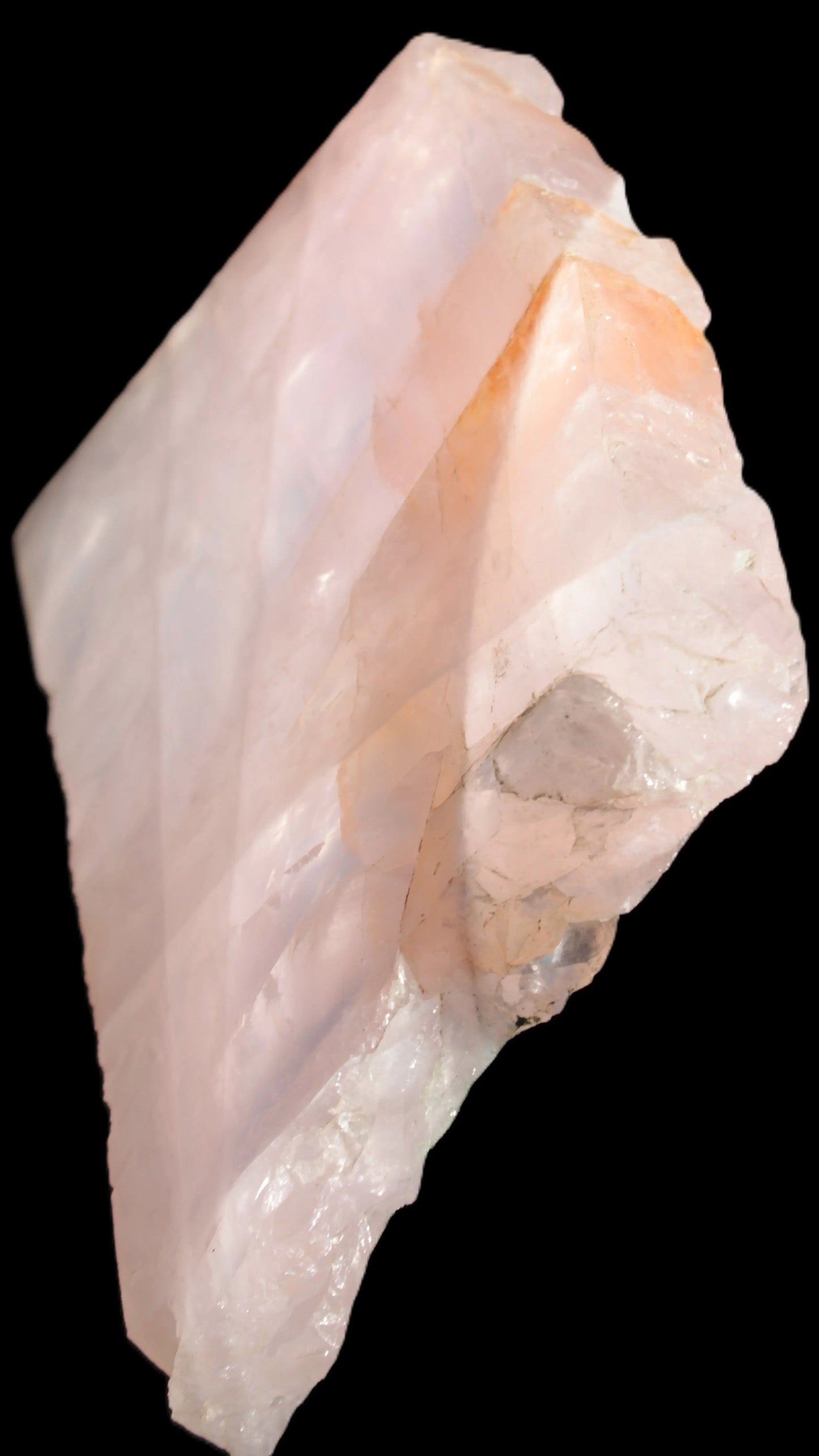 Natural Rose Quartz crystal slice 182*115*20mm 915g Rocks and Things Store