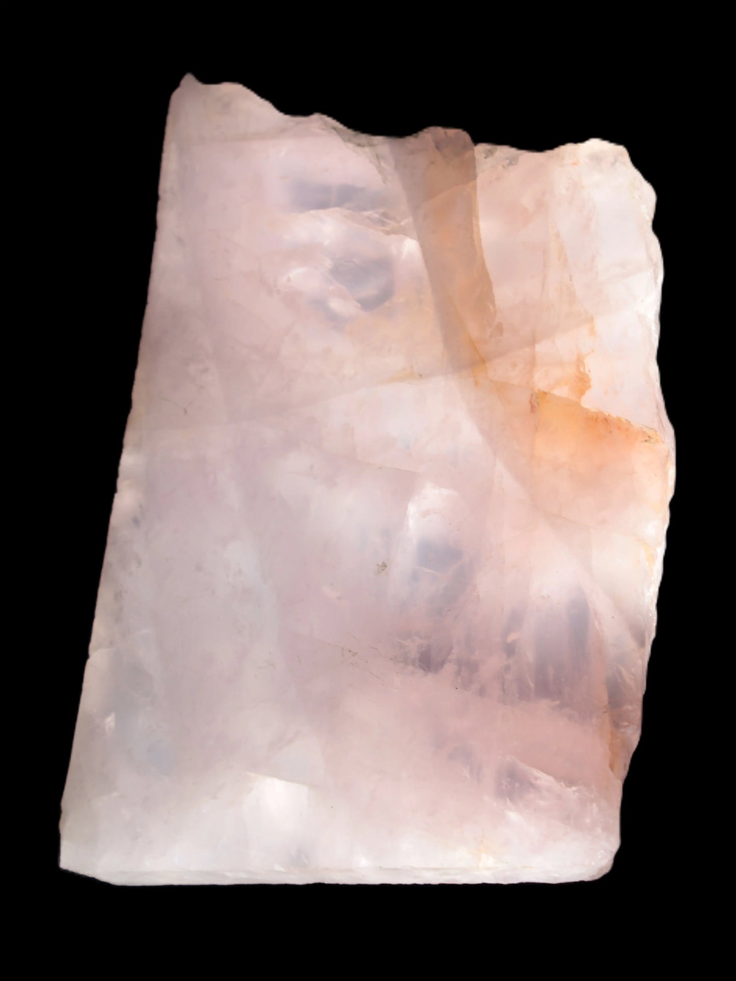 Natural Rose Quartz crystal slice 182*115*20mm 915g Rocks and Things Store