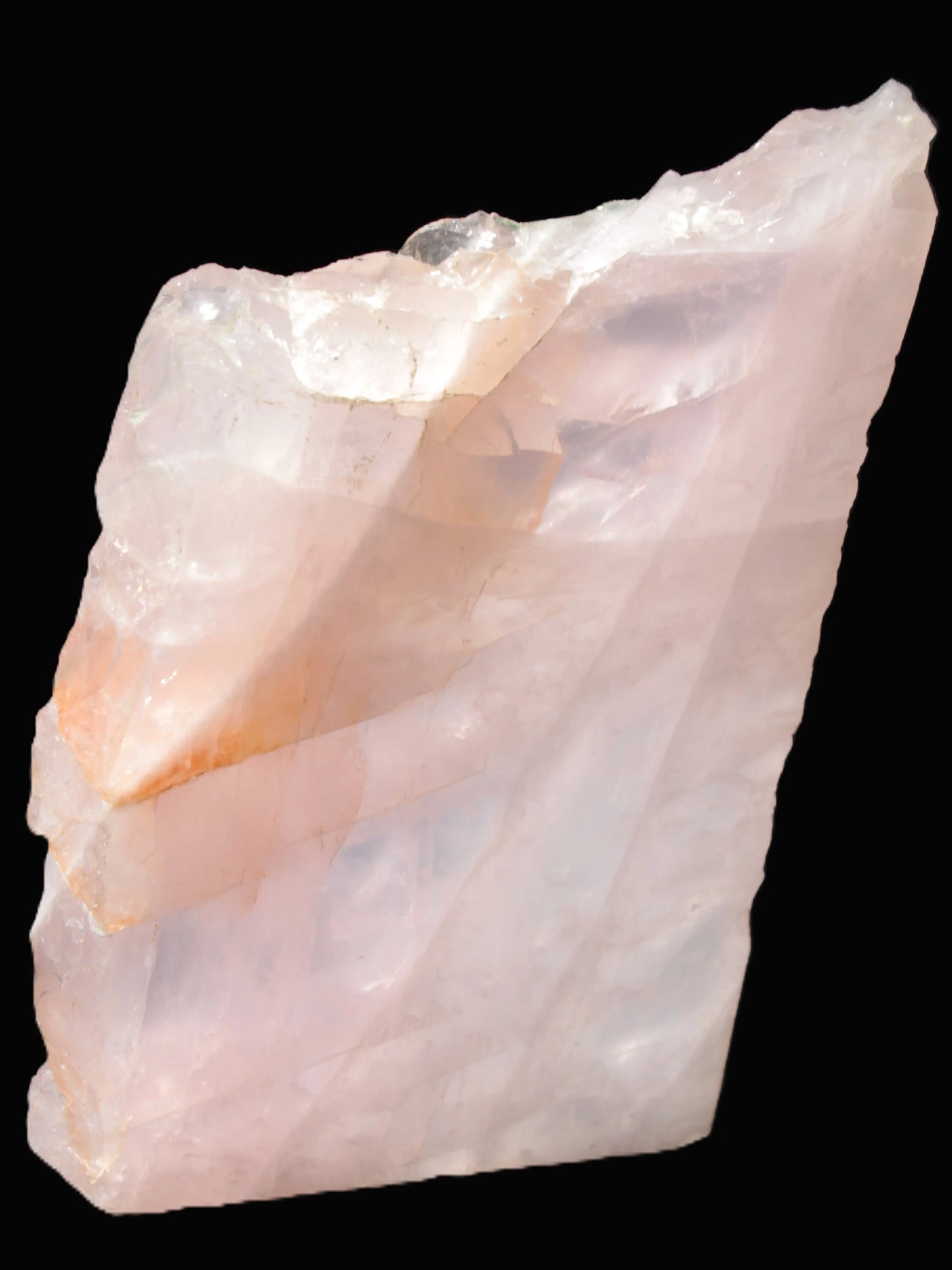 Natural Rose Quartz crystal slice 182*115*20mm 915g Rocks and Things Store