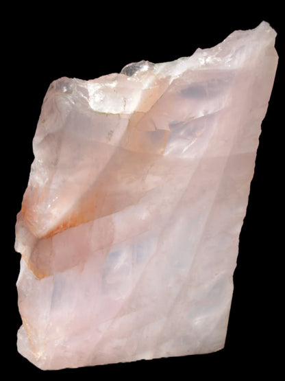 Natural Rose Quartz crystal slice 182*115*20mm 915g Rocks and Things Store