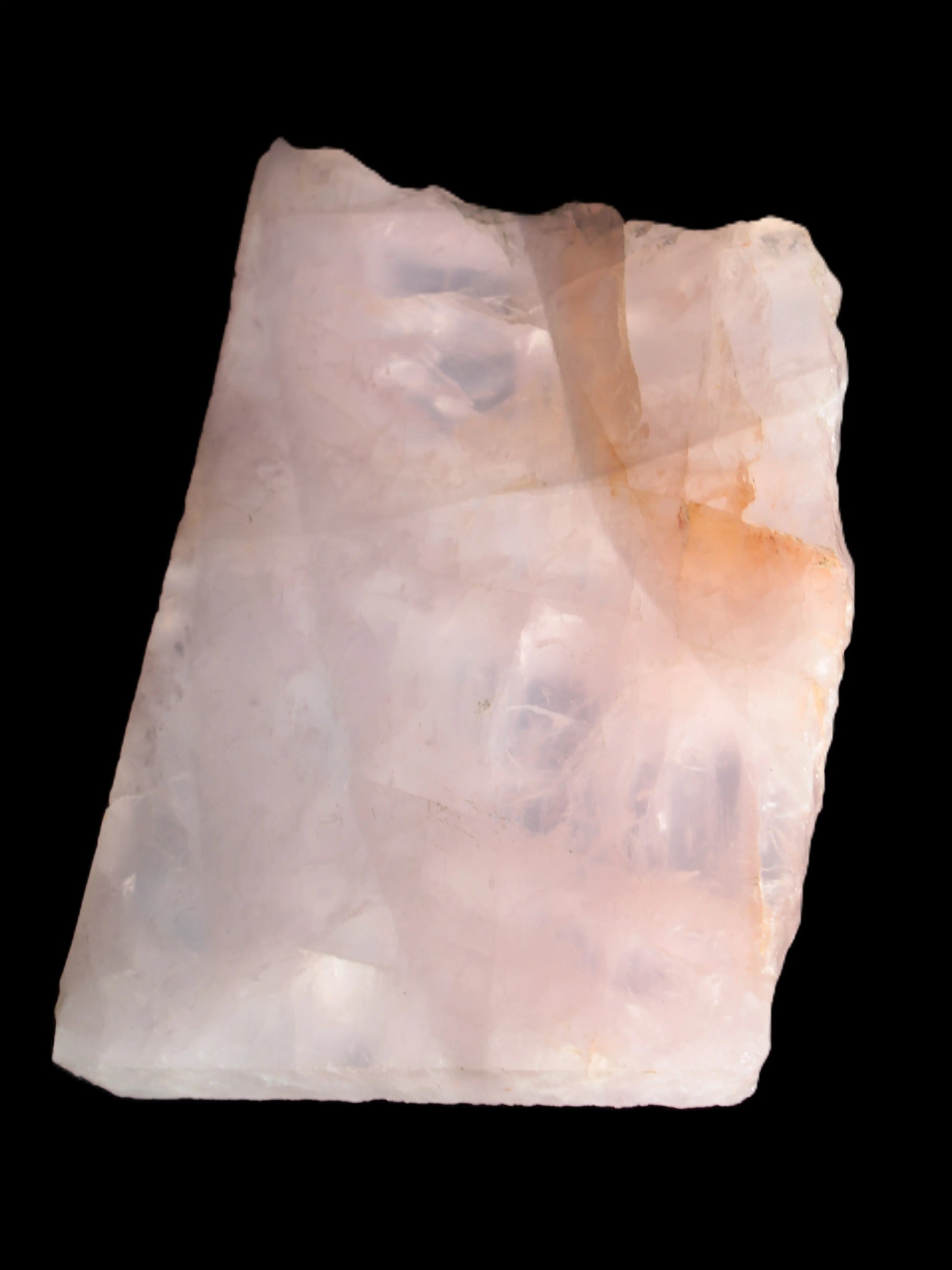 Natural Rose Quartz crystal slice 182*115*20mm 915g Rocks and Things Store