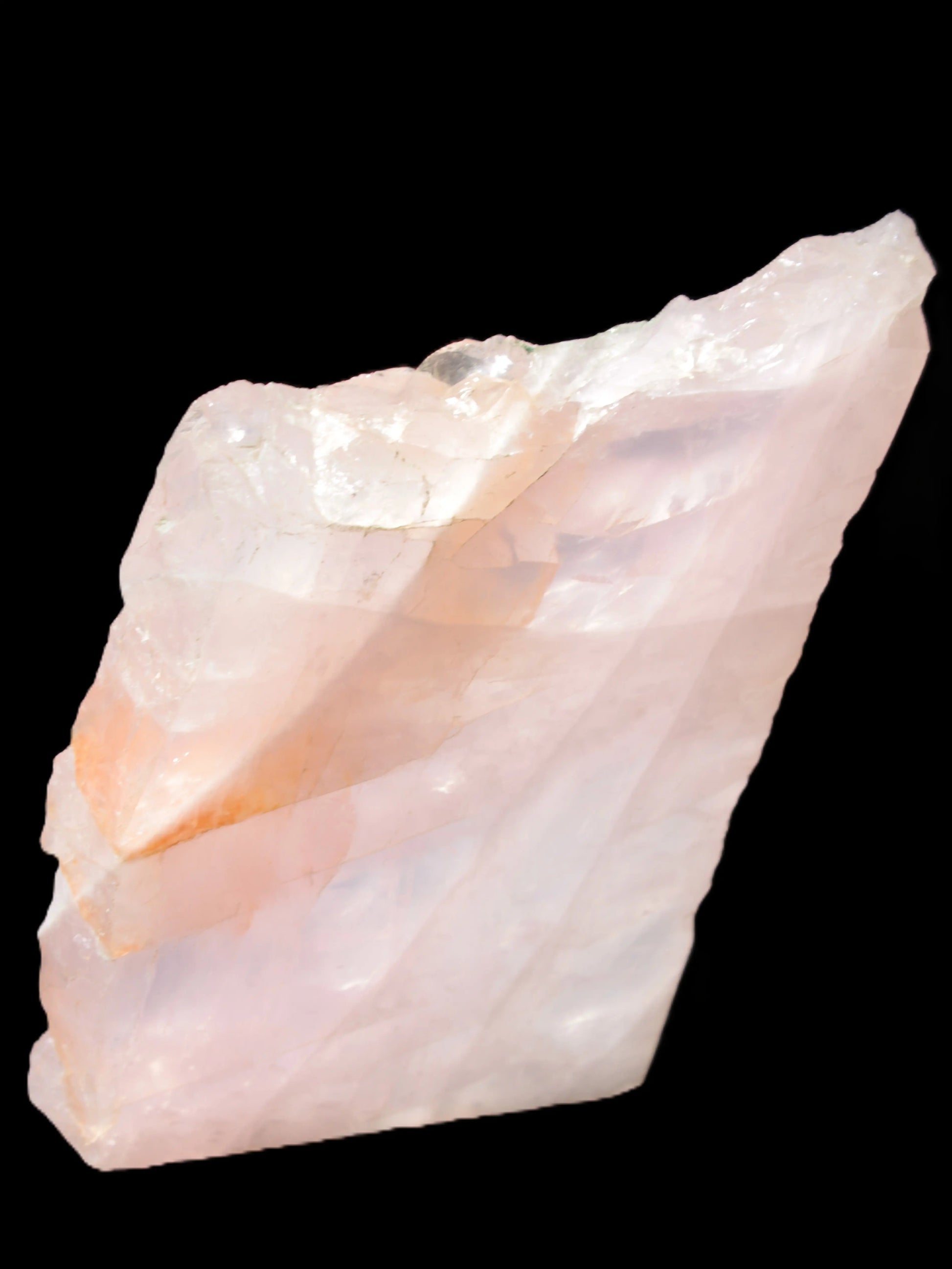 Natural Rose Quartz crystal slice 182*115*20mm 915g Rocks and Things Store